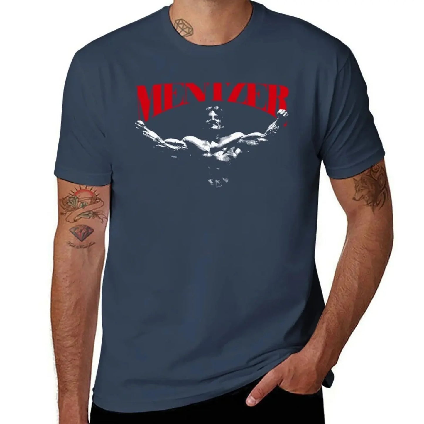Mike Mentzer T-Shirt Gym Wear T-Shirt man t shirt cotton t shirts for man cotton funny T-Shirt