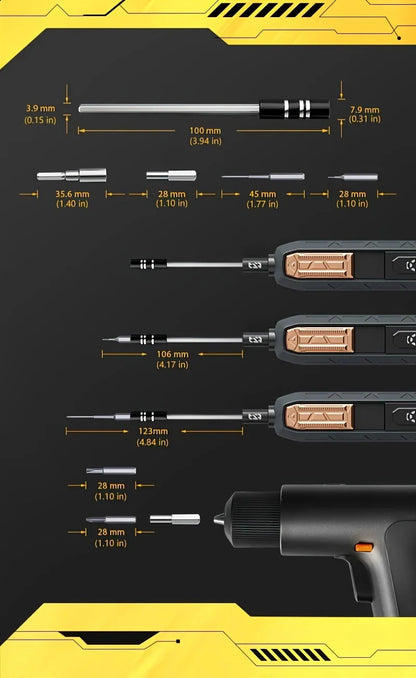 180 in 1 Precision Manual  Multifunctional Screwdriver Set Magnetic Phillips Bits Mobile iPhone & PC & Glasses Repair Tool Gift