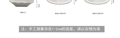 Ceramic Pearl Plates & Bowls Set - Practical Breakfast Tableware, Perfect for Modern Home Dining & Daily Use