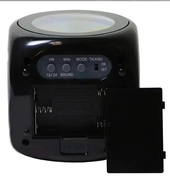 1PCProjection Alarm Clock Ceiling Display Snooze Desk Table Clock Voice Multifunction Digital Projection Clock Temperature Displ