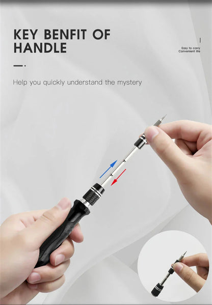New 115 in 1 Professional Repair Tool Precision Screwdriver Set Magnetic Torx Hex Screw Driver Bits Kit for Xiaomi Mac PC iPhone