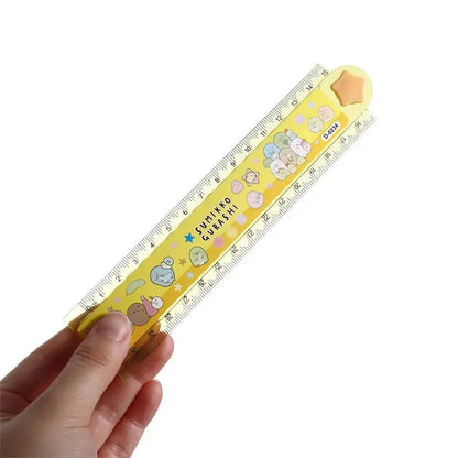 School Supplies  Gift 30CM Cute DIY Animal Drawing Rulers Drawing Tools Straightedge Folding Ruler