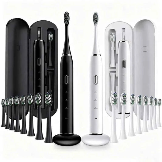 Compatible with Oral B Ultra Electric Toothbrush 3D Rotation Rechargeable Teeth Brush Pressure Sensor 8 Brushing Modes 2 Min Tim