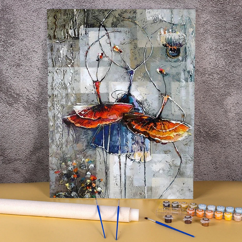 Acrylic Paint By Numbers Modular Picture With Paint Drawing On Canvas Adults Handpainted Gift Wall Art Painting Home Decor