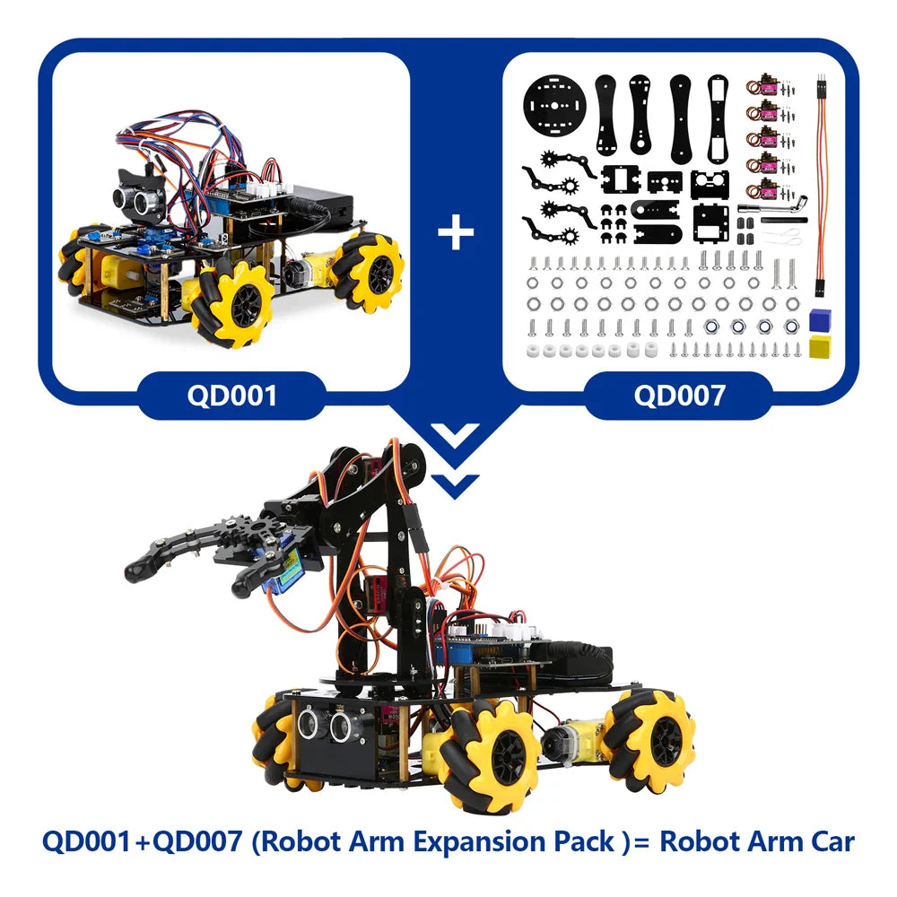 ESP32 Smart Robot Car Kit  Remote Control Car for Arduino Programming Project STEM Education Science Coding Kit