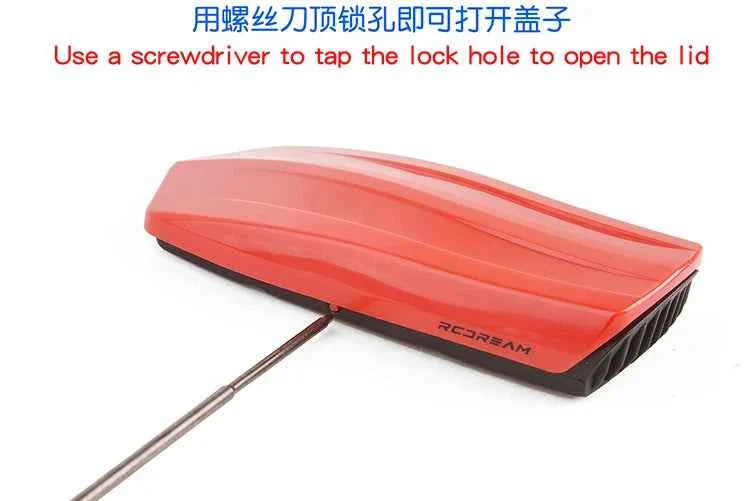 RCDream 1/18 Scale Roof Rack Roof Box for 1/18 1/24 1/12 RC Crawler Truck TRX4M Bronco AX24 #18R004