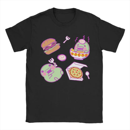 Men T-Shirts Tamagotchi Mametchi Fashion Cotton Tee Shirt Short Sleeve  T Shirt Crewneck Clothing Party