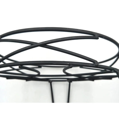 2 Pack Round Metal Plant Stand Indoor Outdoor Display Holder Collapsible Space Saving Iron Durable Rustproof Pots up to 9 Inch