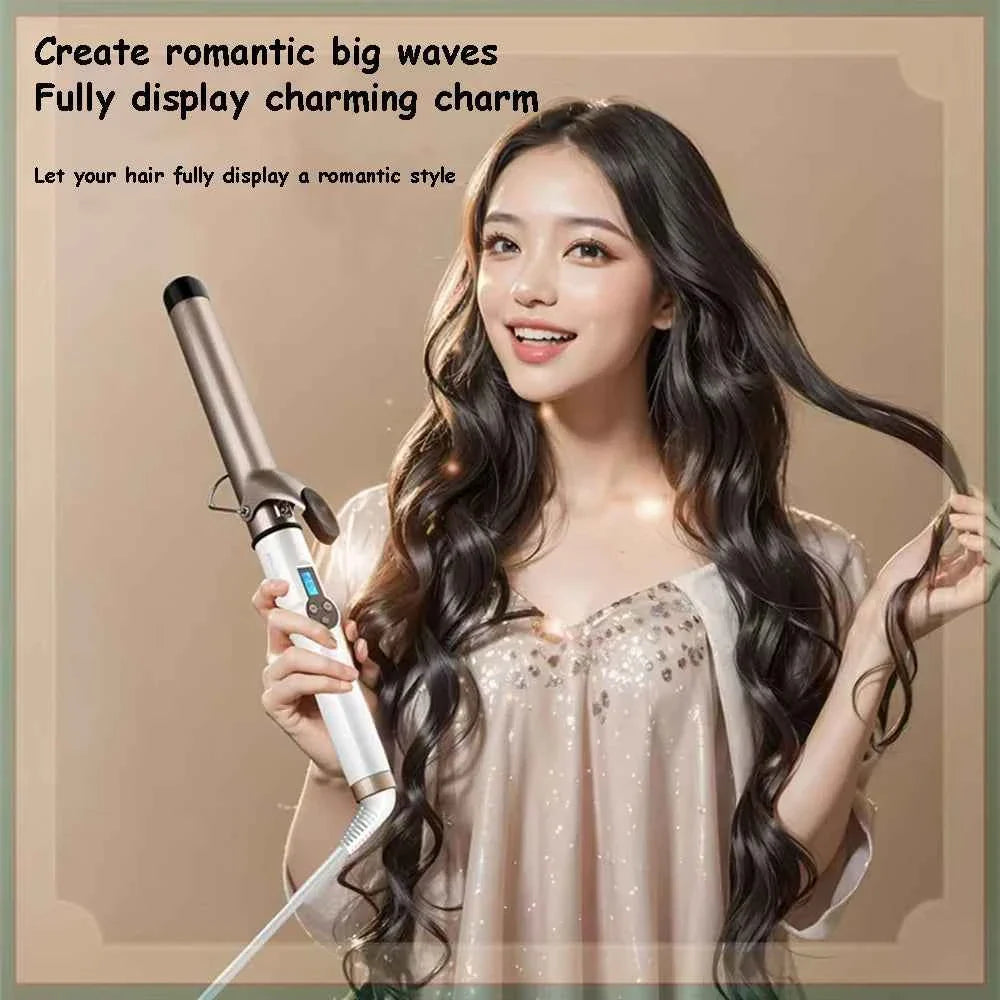 Electric Heating Curly Hair Stick Curling Iron Hair Straightener Wave Waver Beauty Salon Styling Tool Appliances Crimping Iron