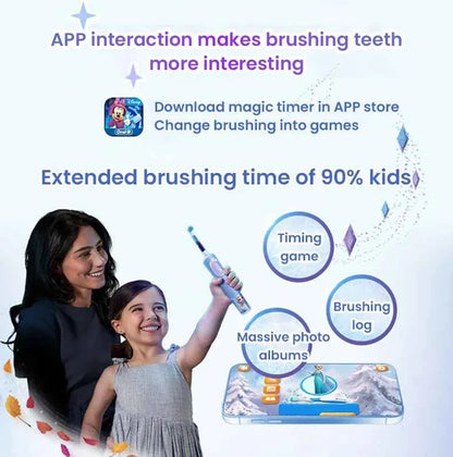 Oral-B Kids Electric Toothbrush Oral B D103 Marvel's Spiderman Frozen , Soft toothbrush bristles for Kids 3+