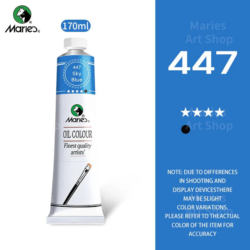 Marie's Oil Paint 170ml/5.95oz Large Tube,Art Supplies for Canvas Painting,Egg,Graffiti,Fabric,Stone,Leather,Wood,Ceramic
