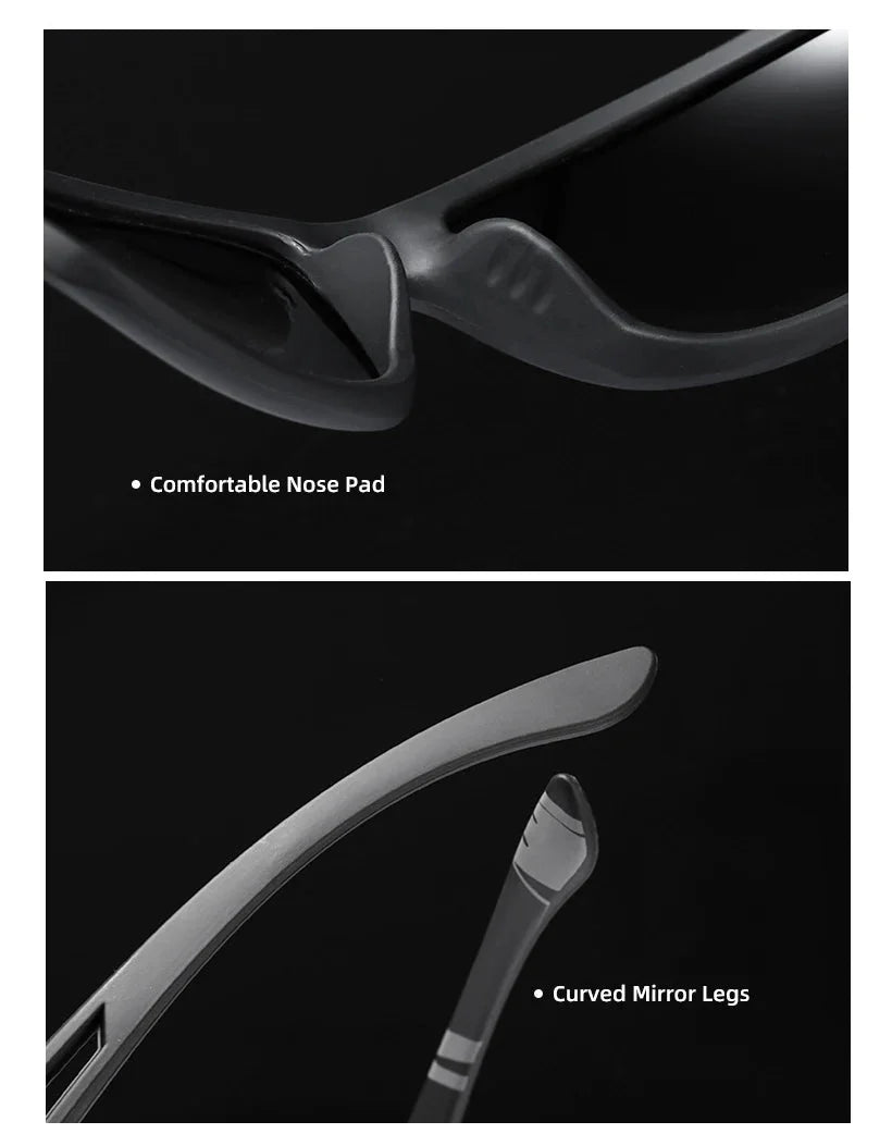 High Definition Polarized Sunglasses for Men Women Outdoor Sport Fishing Sun Glasses UV400 Protection Driving Eyeglasses