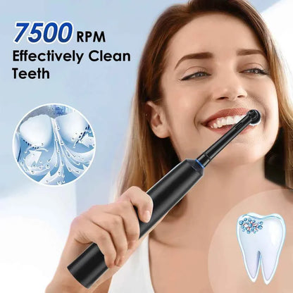 Sonic Electric Toothbrush Rechargeable Rotary Adult Waterproof with Timer 5 Modes & 4 Replaceable Brush Heads for Teeth Cleaning