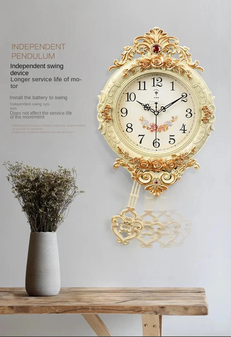 Polaris Light Luxury Home Design 60cm Wall Clock