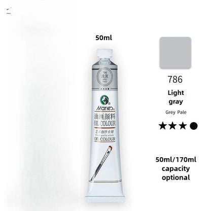 Maries Oil Paint 50ML Oil Painting Art Creation Pigment Large Oil Paint Paint Single Commonly Used 24 Colors