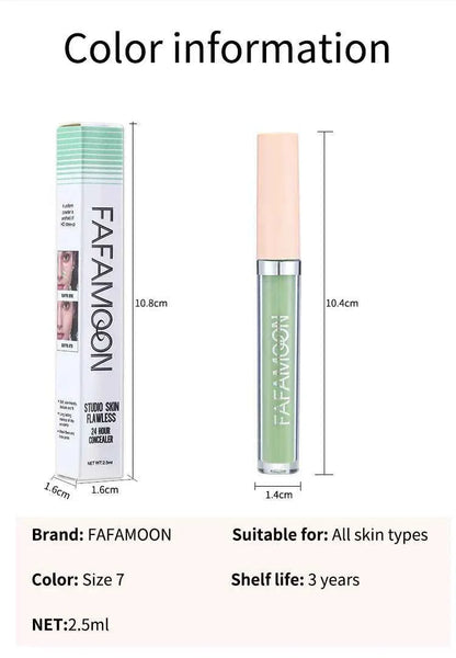7-color Concealer Eye Dark Circles Red Spots Acne Marks Cover Liquid Concealer Face Foundation Correcting Skin Color Cosmetics