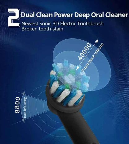 Oral B Electric Toothbrush Pro 4000 3D Action Daily Clean Teeth Visible Pressure Sensor 4 Modes Gum Cares Waterproof Rechargeabl