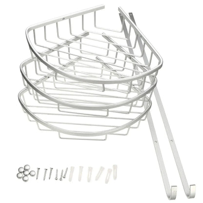 Bathroom Shelves Aluminum Shower Triangular Rack Storage Corner Shelf For Shampoo Soap Cosmetic Basket Holder 2/3 Layer