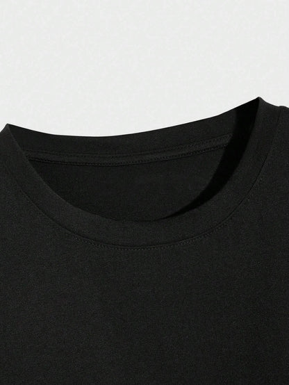 Paris Romantic City Letter Graphic Print Tees Men T-Shirt Summer Loose Clothing Loose Cotton Oversize Tshirt Street Soft Tops