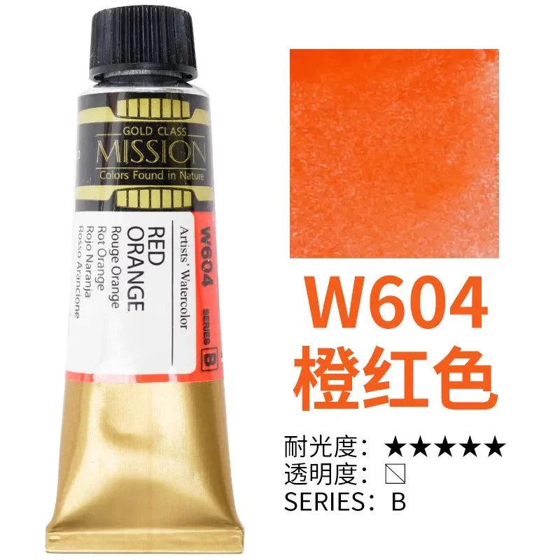 Korea MIJELLO tube watercolor artist 15ml watercolor paint mission series art supplies