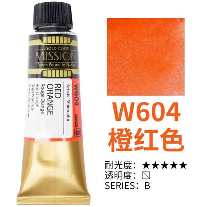 Korea MIJELLO tube watercolor artist 15ml watercolor paint mission series art supplies