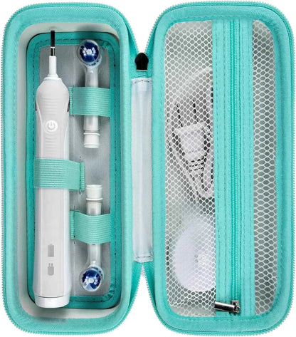 Toothbrush Travel Case Compatible with Oral-B Pro 1000, 2000, 3000, 3500, 1500/ for Philips Sonicare ProtectiveClean 4100 5100