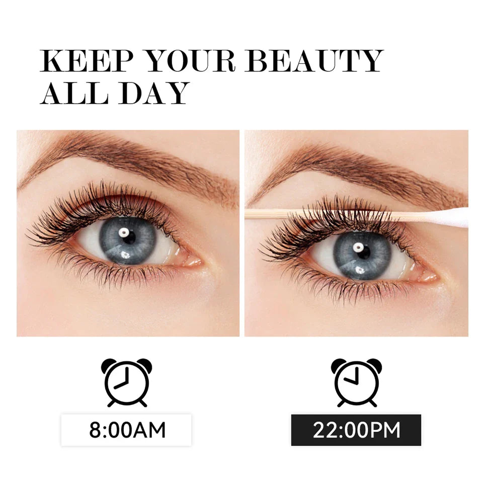 Black Waterproof Mascara Lengthening Eyelash Extension Eye Lashes Brush Beauty Curling Mascara Korean Cosmetics Long-wearing