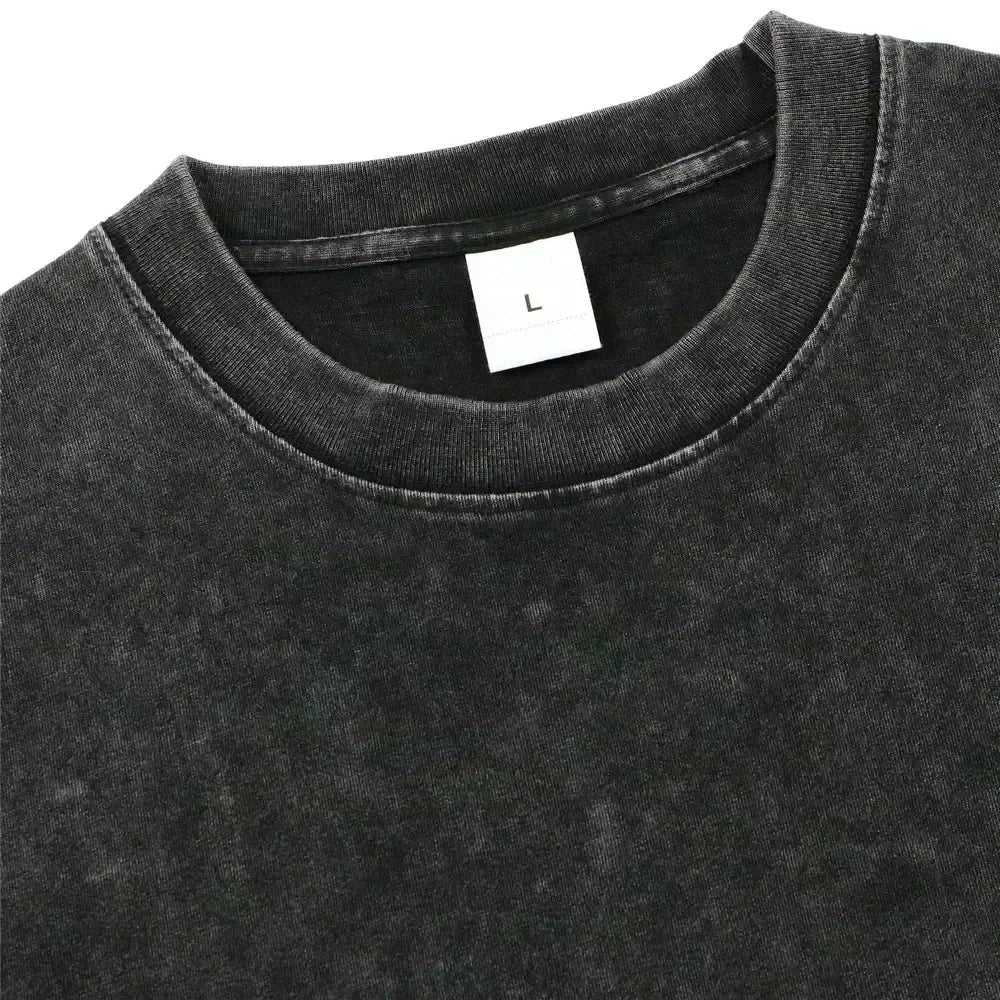 Men Washed T-shirts Motorcycle Tee Trendy Brand Summer Crew Neck Alpha DustriesT-Shirt Large Size Short Sleeve T-Shirt Unisex