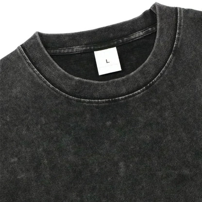 Men Washed T-shirts Motorcycle Tee Trendy Brand Summer Crew Neck Alpha DustriesT-Shirt Large Size Short Sleeve T-Shirt Unisex