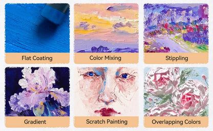 Paul Rubens Oil Pastels Professional Soft Oil Pastels for Artists, Beginners, Students, Kids Art Supplies
