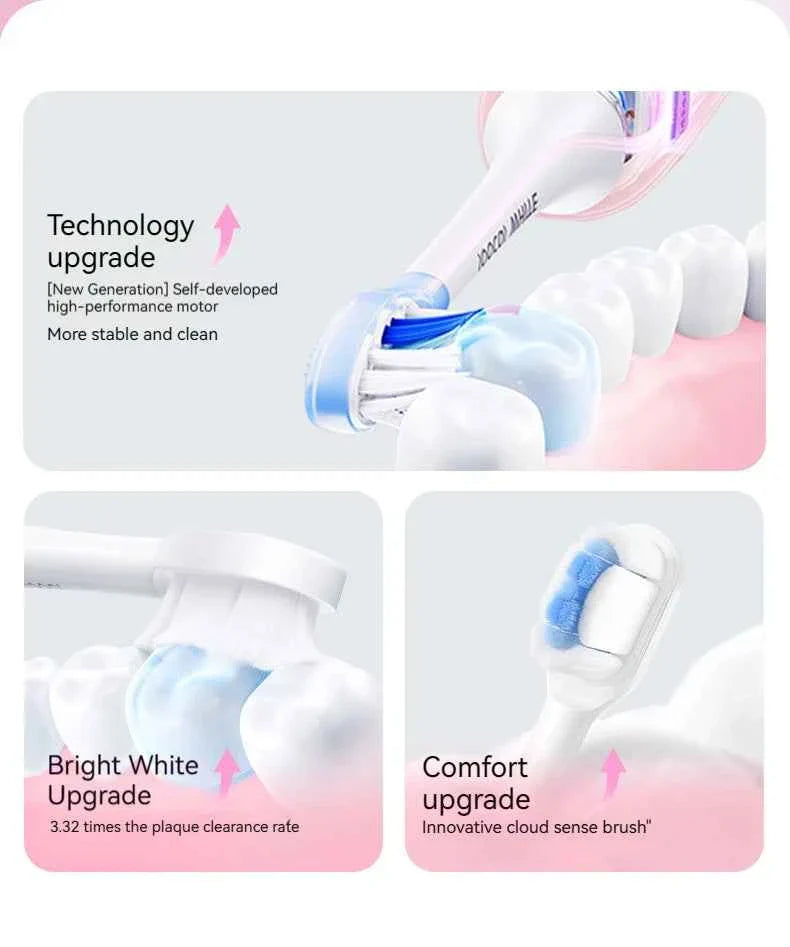 SOOCAS X3S Sonic Electric Toothbrush 180 Days Battery Life Smart Ultrasonic Tooth Brush Cleaner Adult Automatic IPX8 Waterproof