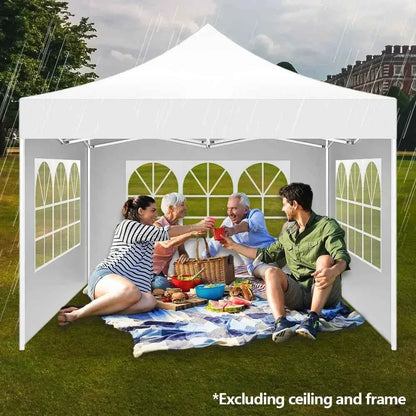 3x2m Waterproof Gazebo Awning Sunshade - Durable Oxford Sun Shade Sail for Camping & Garden