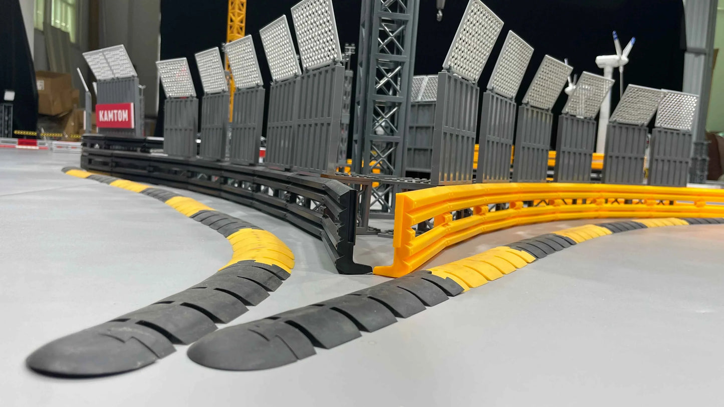 RC Car Road Barriers Remote Control Car Accessories Drifting Race Track Barrier Traffic Splicing Stereo Roadblock Traffic Scene