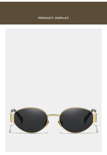 New Sunglasses For Women And Men Sun Glasses Alloy Oval Eyewear