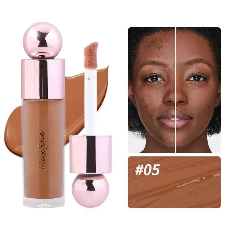 Smooth Liquid Foundation Cream Moisturizing Waterproof Concealer Modify Skin Tone Cover Acne Spots Full Coverage Face Make Up