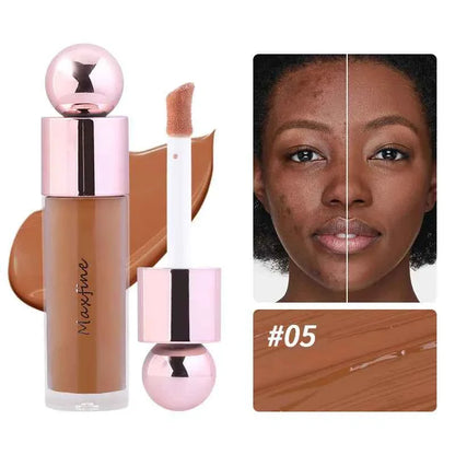 Smooth Liquid Foundation Cream Moisturizing Waterproof Concealer Modify Skin Tone Cover Acne Spots Full Coverage Face Make Up