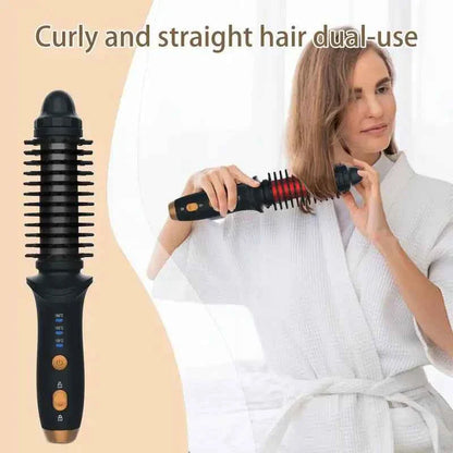 Cordless Hair curling wands USB rechargeable cordless curling iron Electric Heated Hair Curling Round Brush Hair Styling Tool