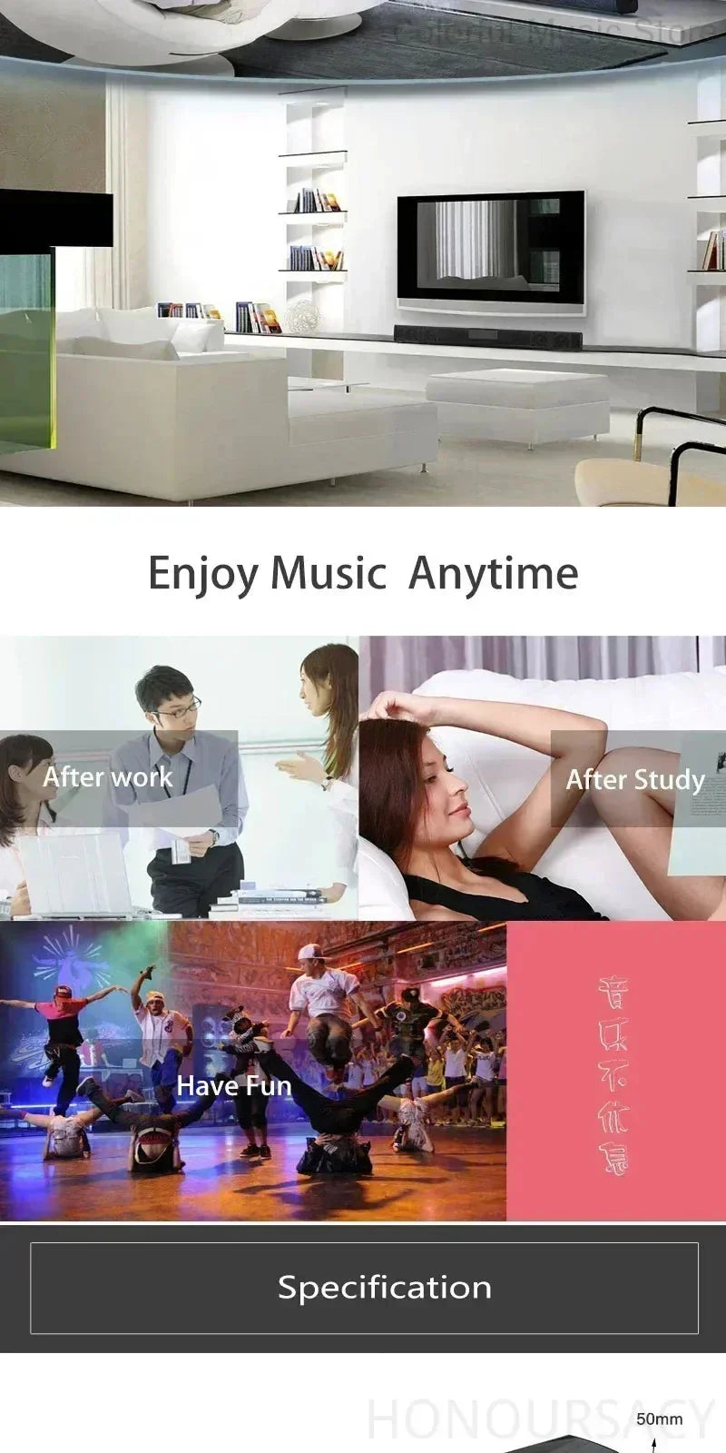 BS-28B High Quality Bluetooth Speaker High Power Wallmounted Wireless 40w Sound Bar Stereo Home Theater TV Strong Bass Sound Bar