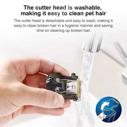 Electric Hair Clipper Men's Professional Hair Clipper Ceramic Blade Household Low Noise Trimmer USB Charging Men's Haircut Tools