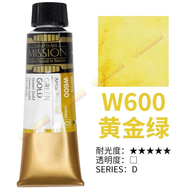 Korea MIJELLO tube watercolor artist 15ml watercolor paint mission series art supplies