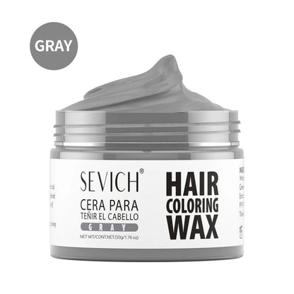 SEVICH Hair Colour Wax Temporary DIY Hair Coloring Wax One-Time Long Lasting Hair Dye Mud Cream Christmas Hair Styling Products
