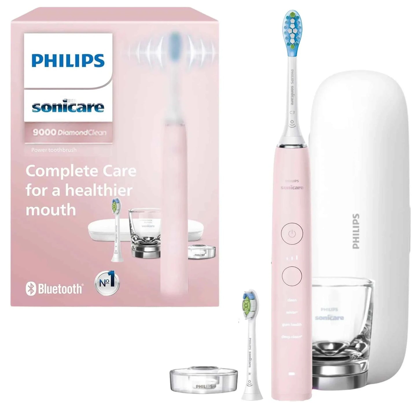 Philips Electric toothbrush Sonicare DiamondClean 9000 HX9912, Bluetooth enabled