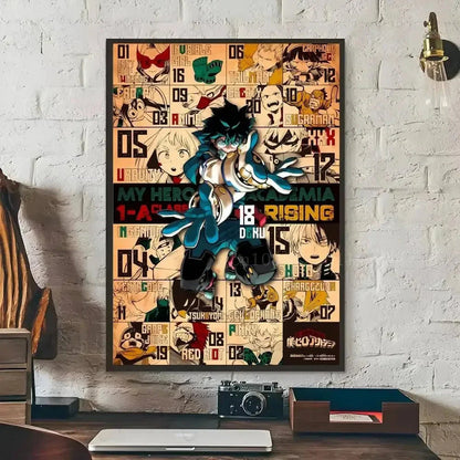 Painting By Numbers for Adult  Classic Anime My Hero Academia Paint By Number Home Decor