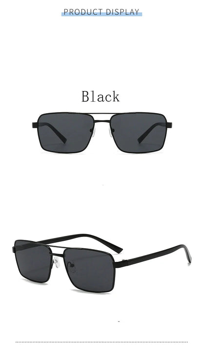 Square Sunglasses For Men Women Fashion Classic Retro Vintage Trend Design Brown Lens UV400 Sun Glasses Male Female Eyewear 2026