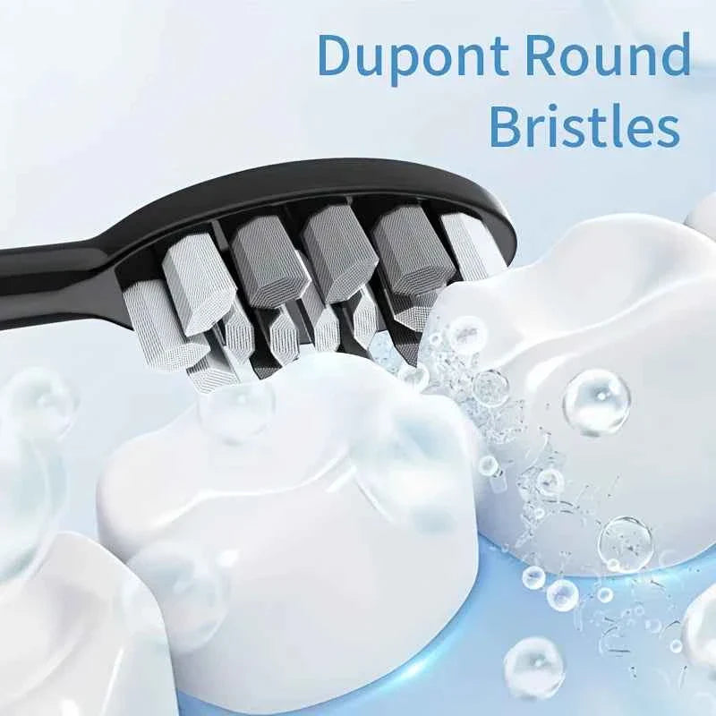 Electric Toothbrush Rotary Cleaning Teeth Brush Waterproof Electronic Tooth Brush With Timer USB Rechargeable Toothbrush 10 head
