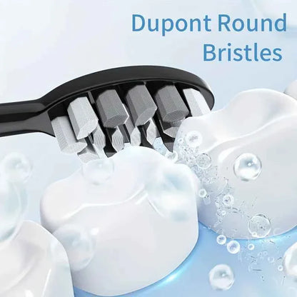 Electric Toothbrush Rotary Cleaning Teeth Brush Waterproof Electronic Tooth Brush With Timer USB Rechargeable Toothbrush 10 head