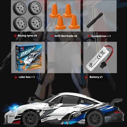 RC Drift Car 1/26 Realistic Race Car 4WD Mini RC Car 2.4Ghz Control Smooth Drifting Action Boys Toys RC 4x4 Fun for All
