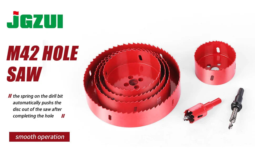 1pc 15-200mm M42 Bi-Metal Hole Saw HSS Drill Bit for Metal Iron Aluminum Stainless Plastic DIY Wood Cutter Tools