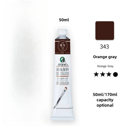 Maries Oil Paint 50ML Oil Painting Art Creation Pigment Large Oil Paint Paint Single Commonly Used 24 Colors