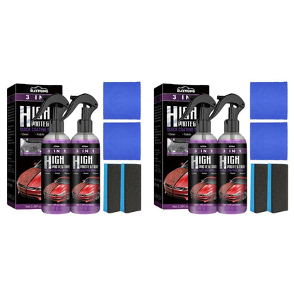 3 In 1 Car Ceramic Coating Spray High Protection Shine Armor Ceramic Car Wash Car Shield 30/100ml Polishing Spraying Wax Tools